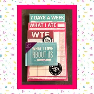 Knock Knock Pads & Book NWT